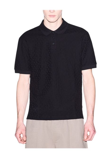 Polo jacquard in cotone mercerizzato ARMANI EXCHANGE | Polo | XM002346 AF10337UC001